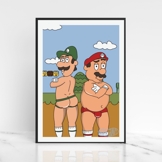 Mario & Luigi [A3 Print]