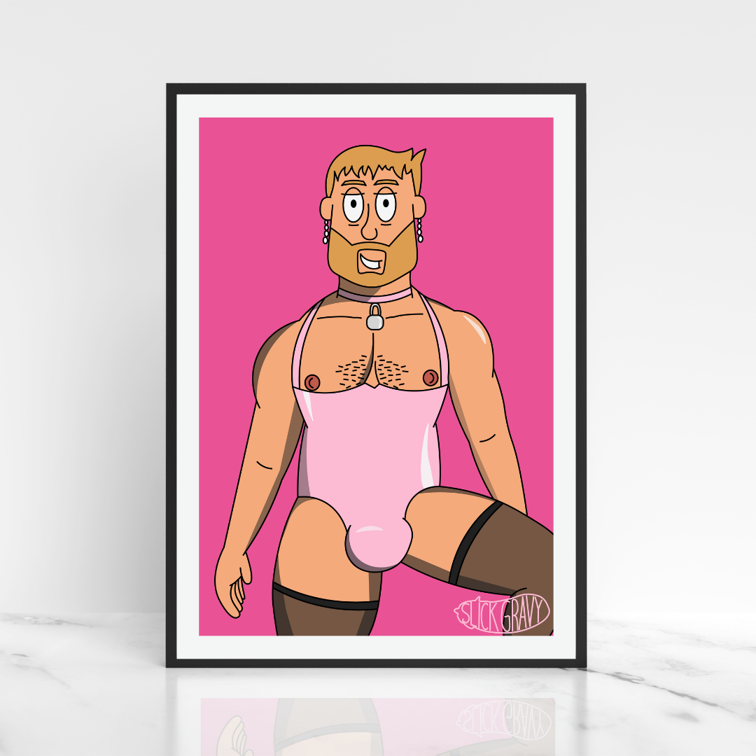 Pink Corset [A3 Print]