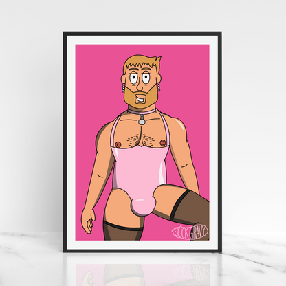 Pink Corset [A3 Print]