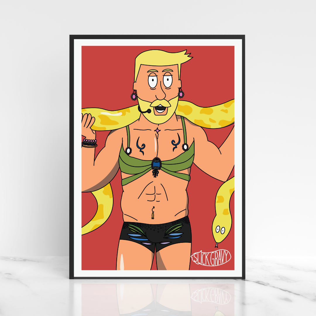 Britney Snake Guy [A3 Print]