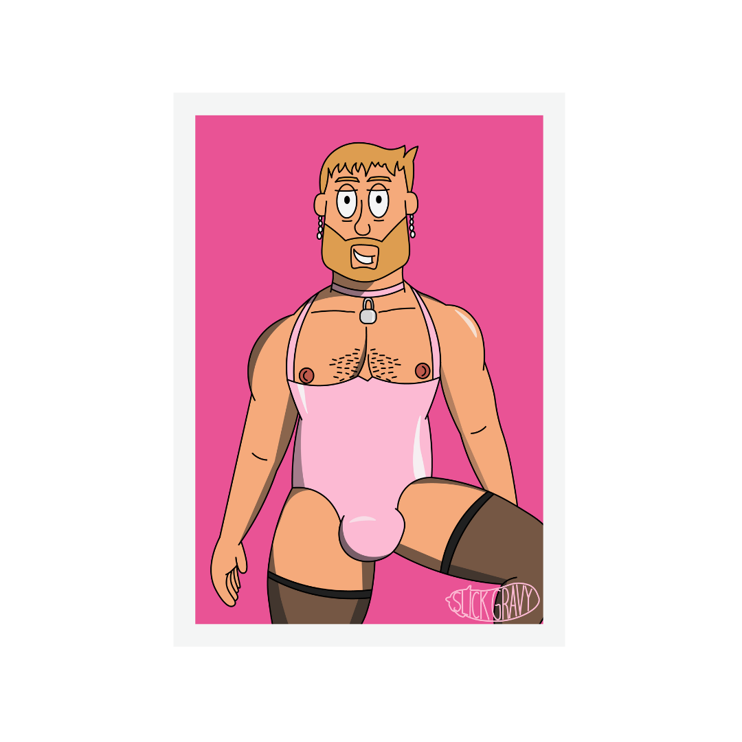 Pink Corset [A3 Print]