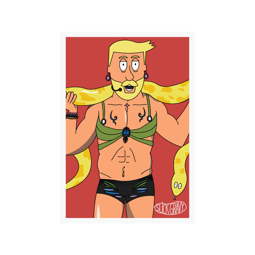 Britney Snake Guy [A3 Print]