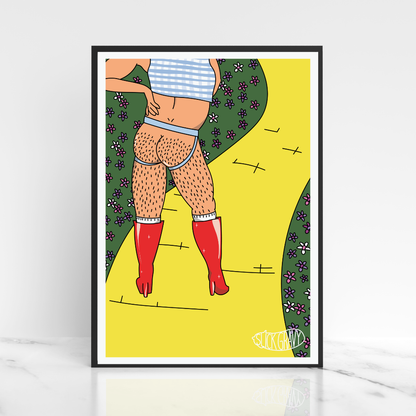 Gay Wicked, Dorothy and the Yellow Brick Road [A3 Print]
