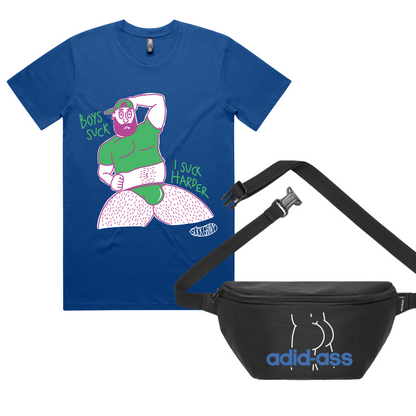 Boys + Butts [T-Shirt + Bum Bag Bundle]