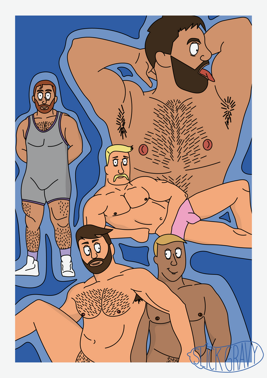 Thinking About Boys [A3 Print]