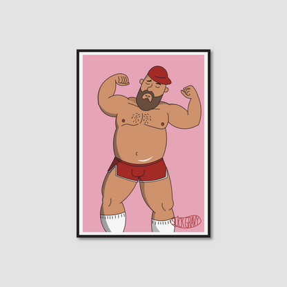 Flexing Dad [Print]