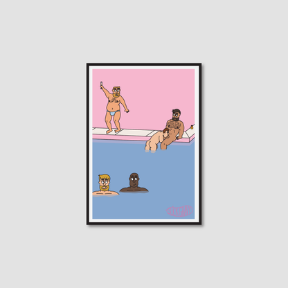 Pink Pool Party, Rush [Print]