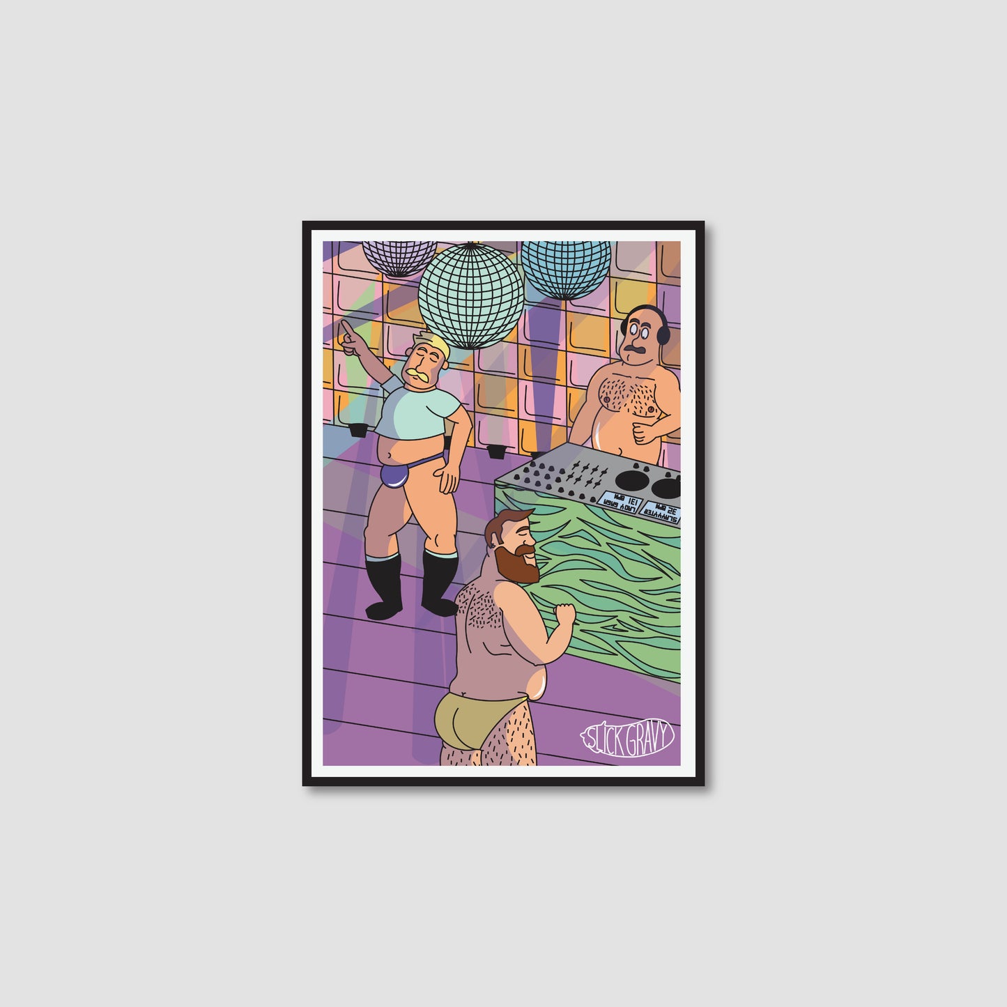 Purple Disco Party, Dance Edit [Print]