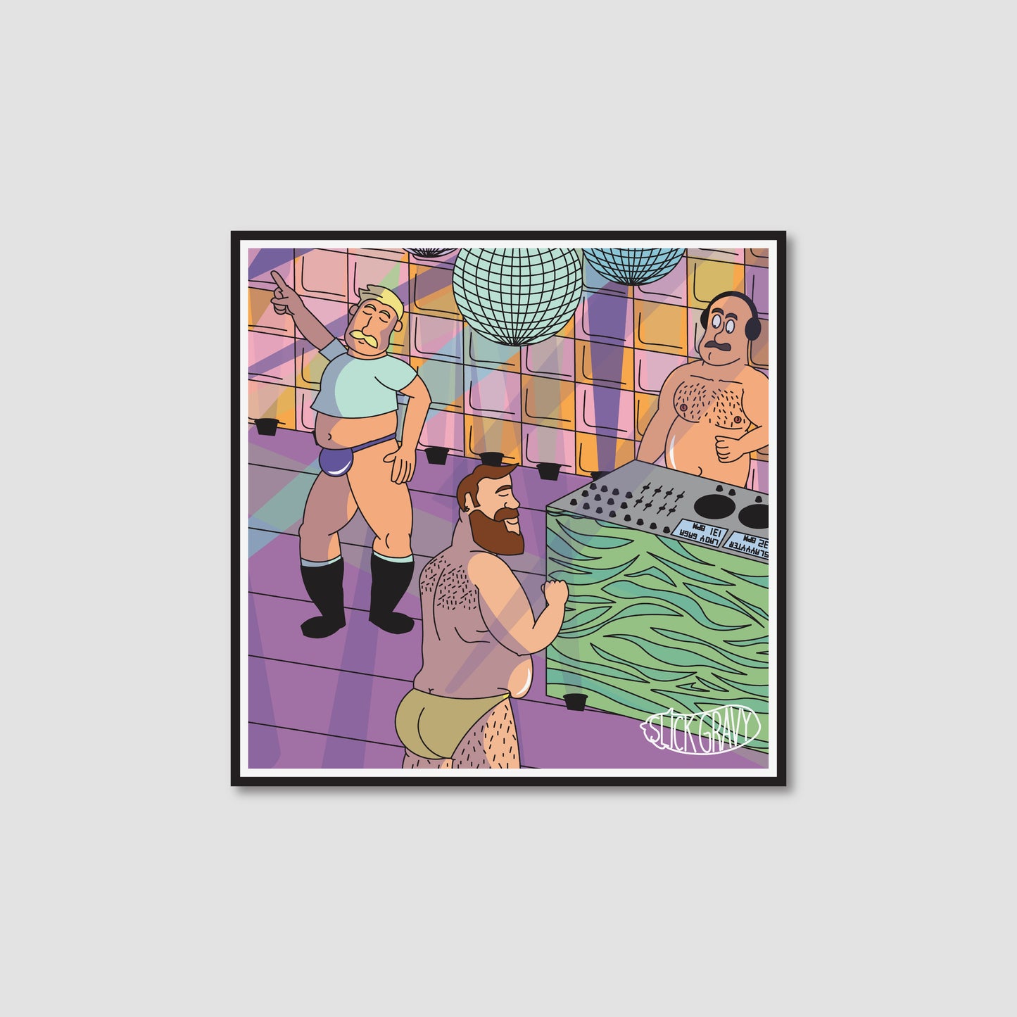 Purple Disco Party, Dance Edit [Print]