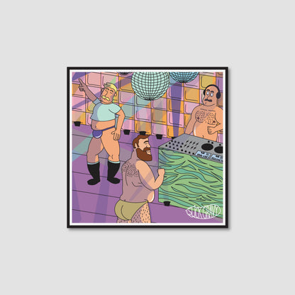 Purple Disco Party, Dance Edit [Print]