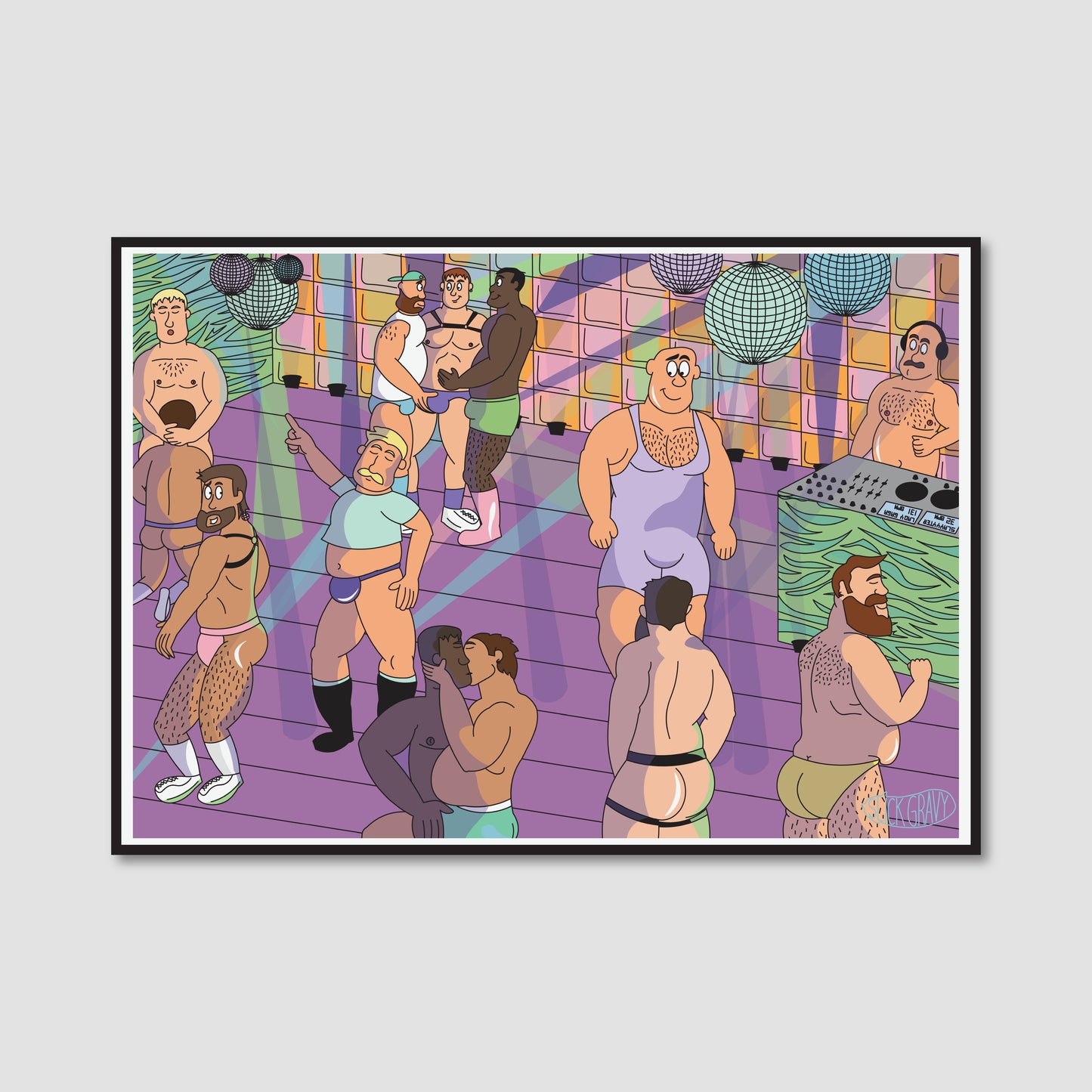 Purple Disco Party [Print]
