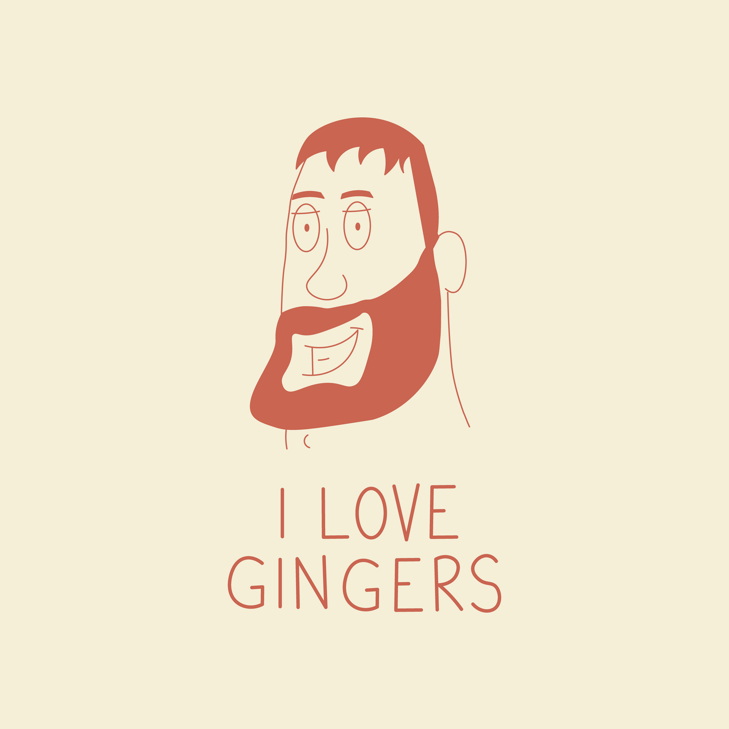 I Love Gingers [Butter T-Shirt]