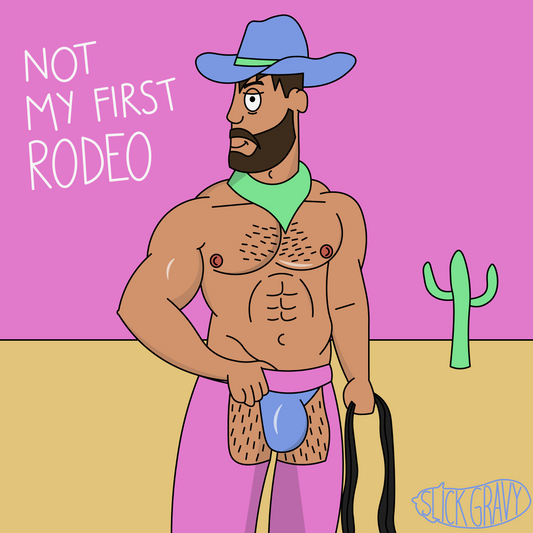 Not My First Rodeo [12" Square Print]